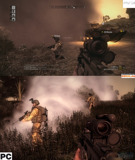 Operation Flashpoint: Dragon Rising - PC vs PS3