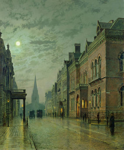 Обо всем - John Atkinson Grimshaw - лирика городских пейзажей Викторианской эпохи